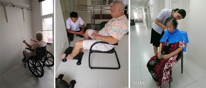 ควบคุมดูแลและแนะนำโดยแพทย์ พยาบาล และทีมงานผู้เชี่ยวชาญด้านการดูแลผู้สูงอายุ